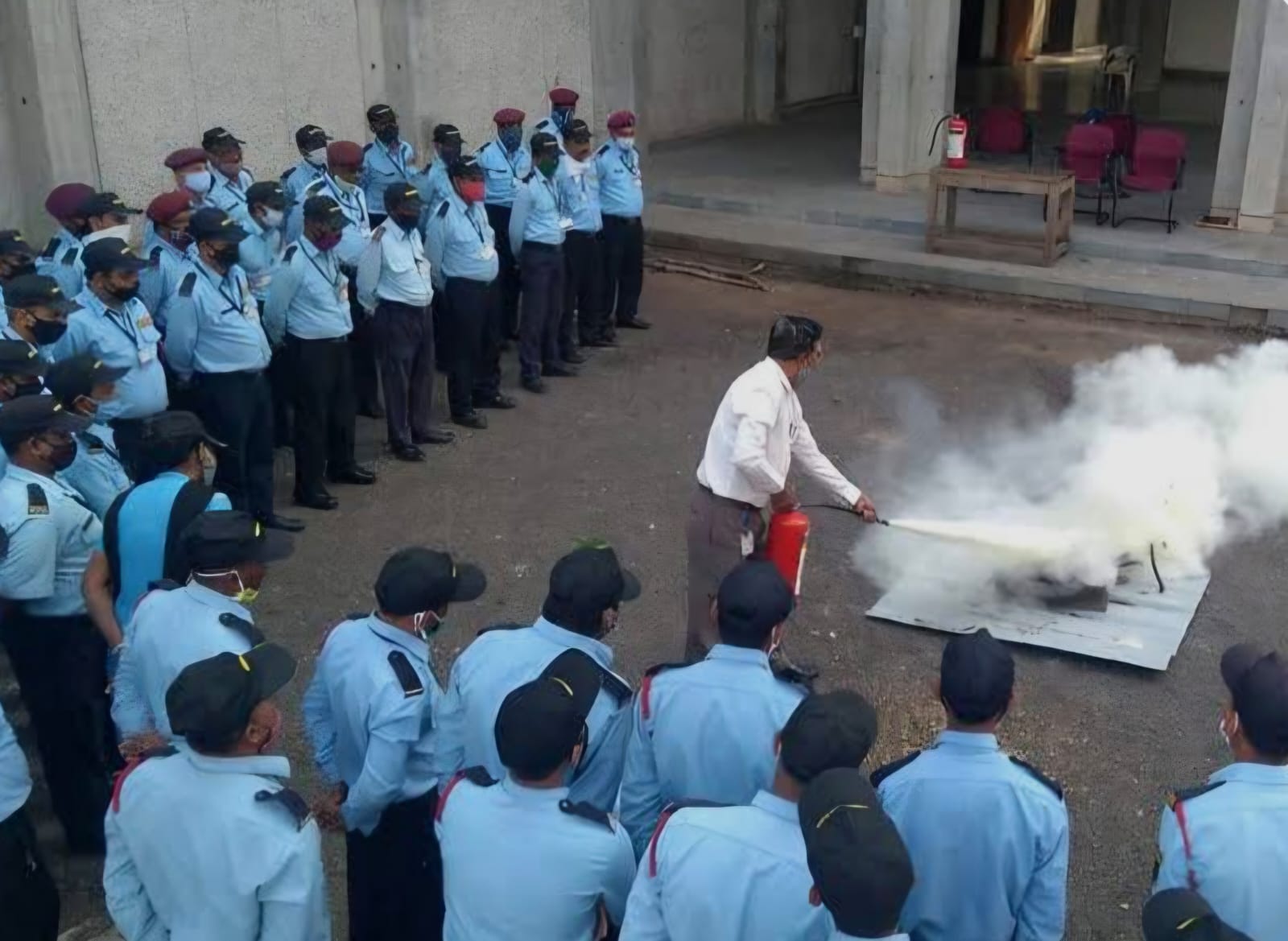 Security team at site